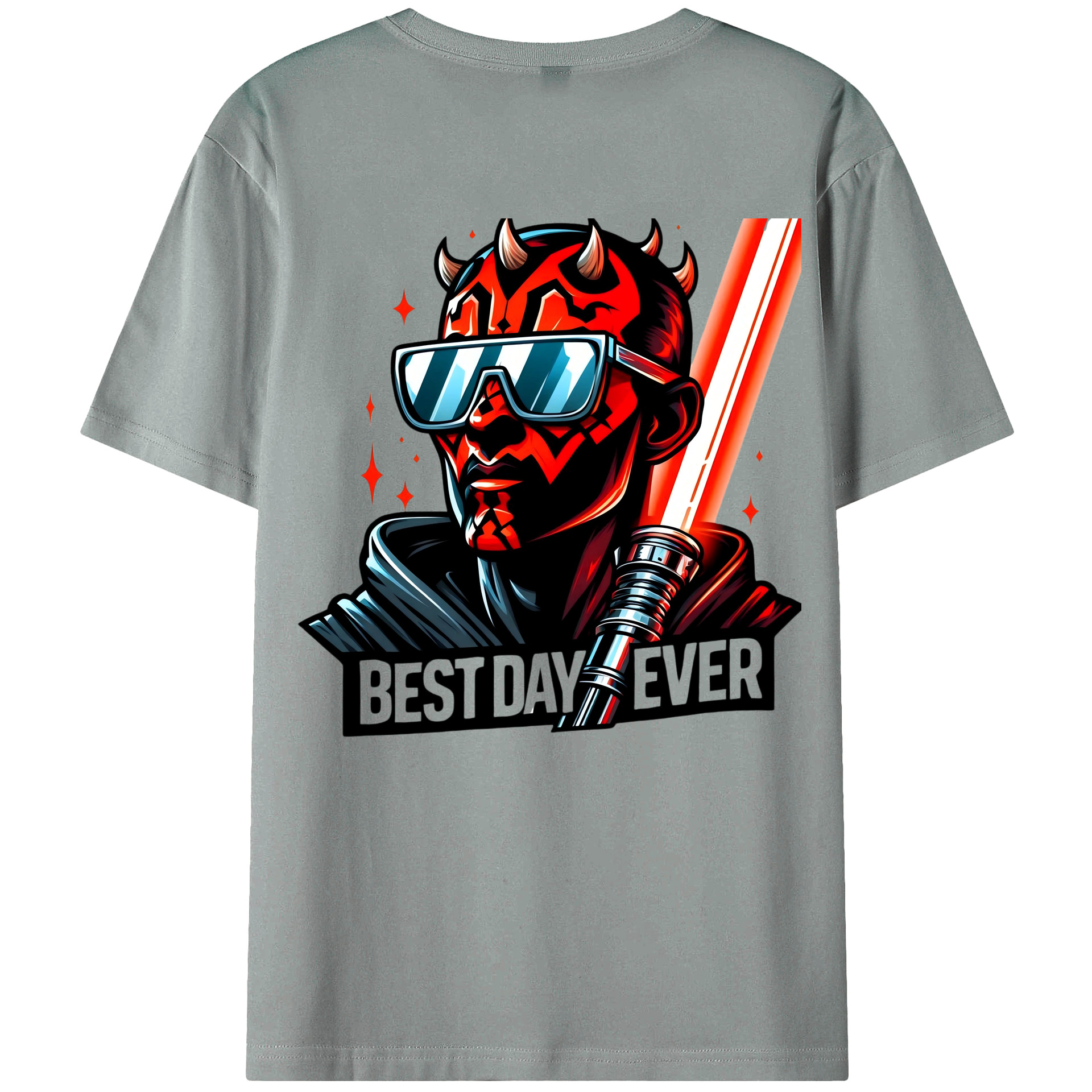 （画像用） スター・ウォーズ Star Wars 綿100％ メンズ半袖Tシャツ（バックプリント） 通気性